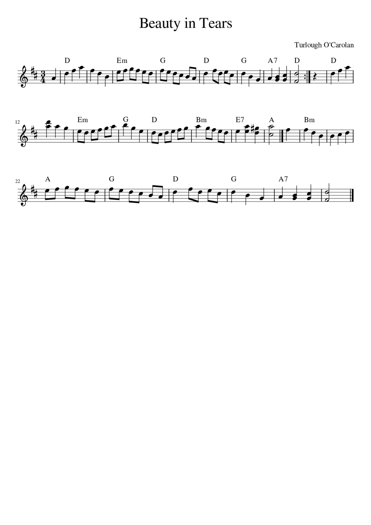 Beauty in Tears - Page 1