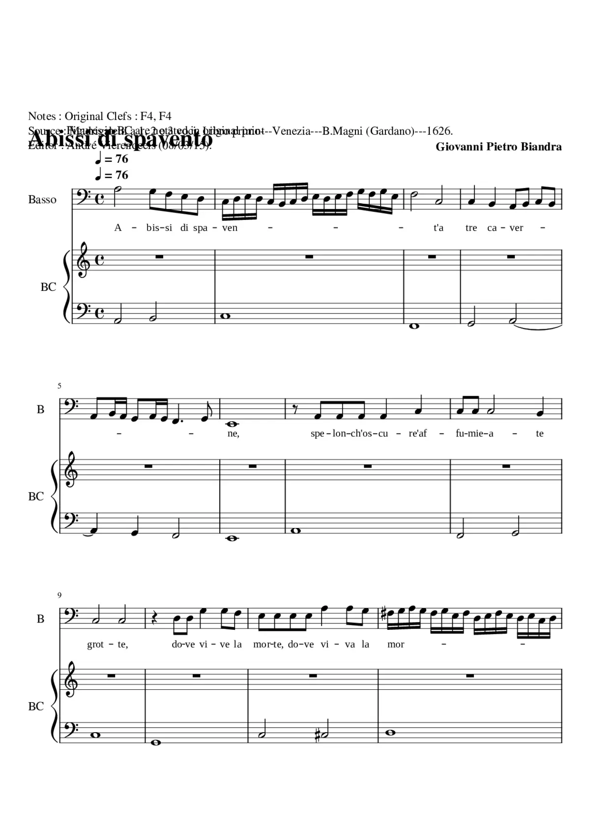 Abissi di spavento - Page 1