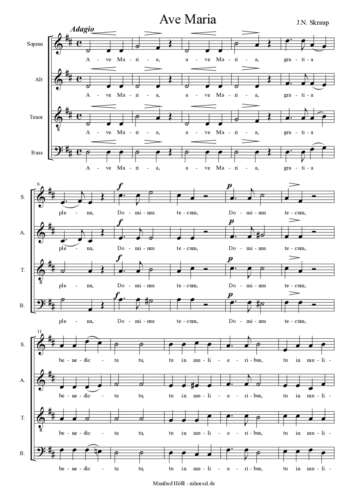 Ave Maria - Page 1