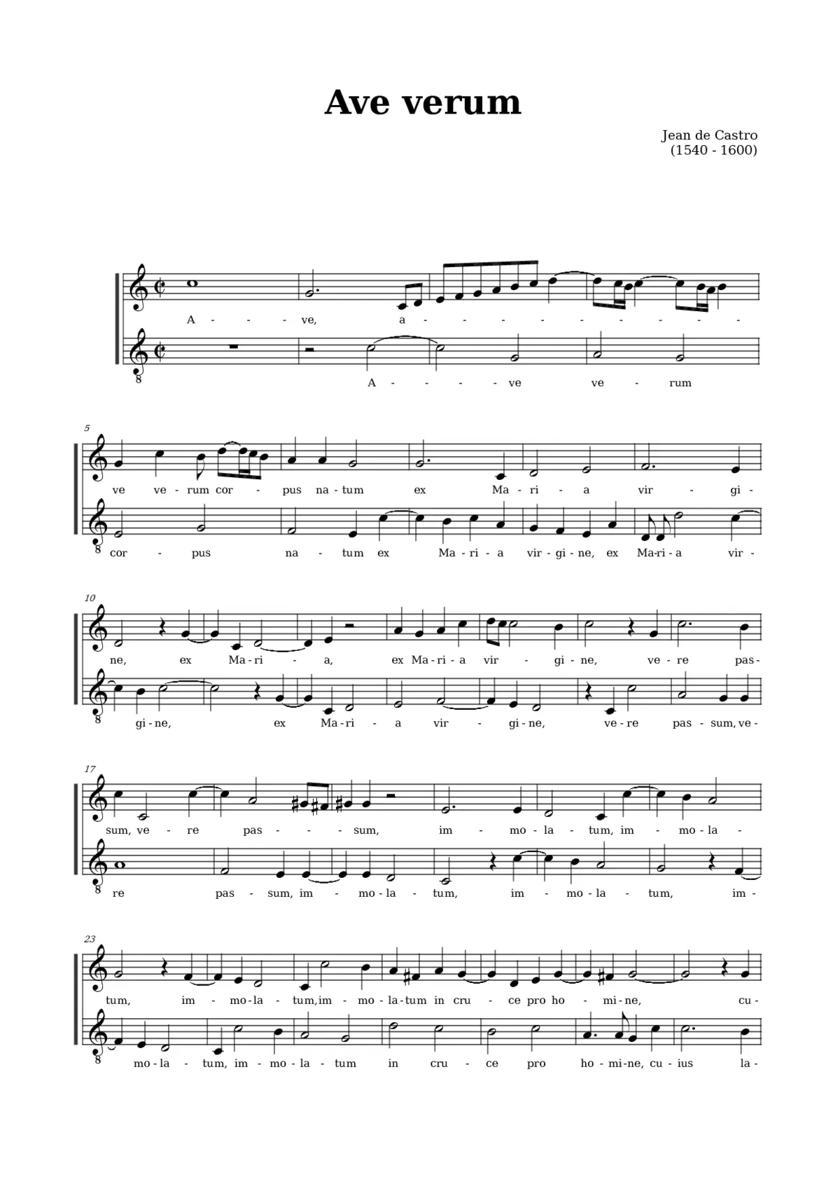 Ave verum - Page 1