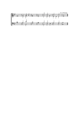 Single chant in B flat major