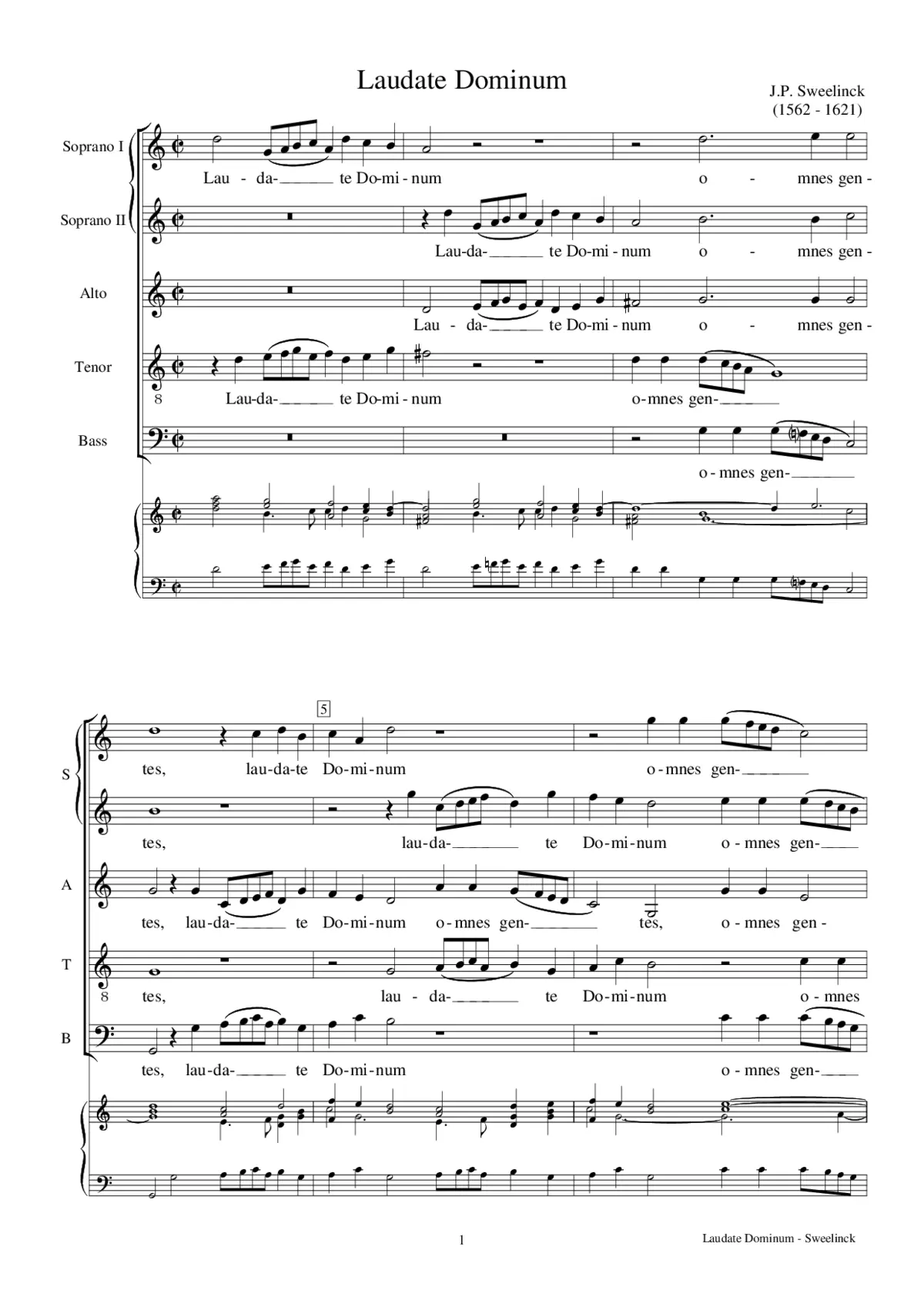 Laudate Dominum - Page 1