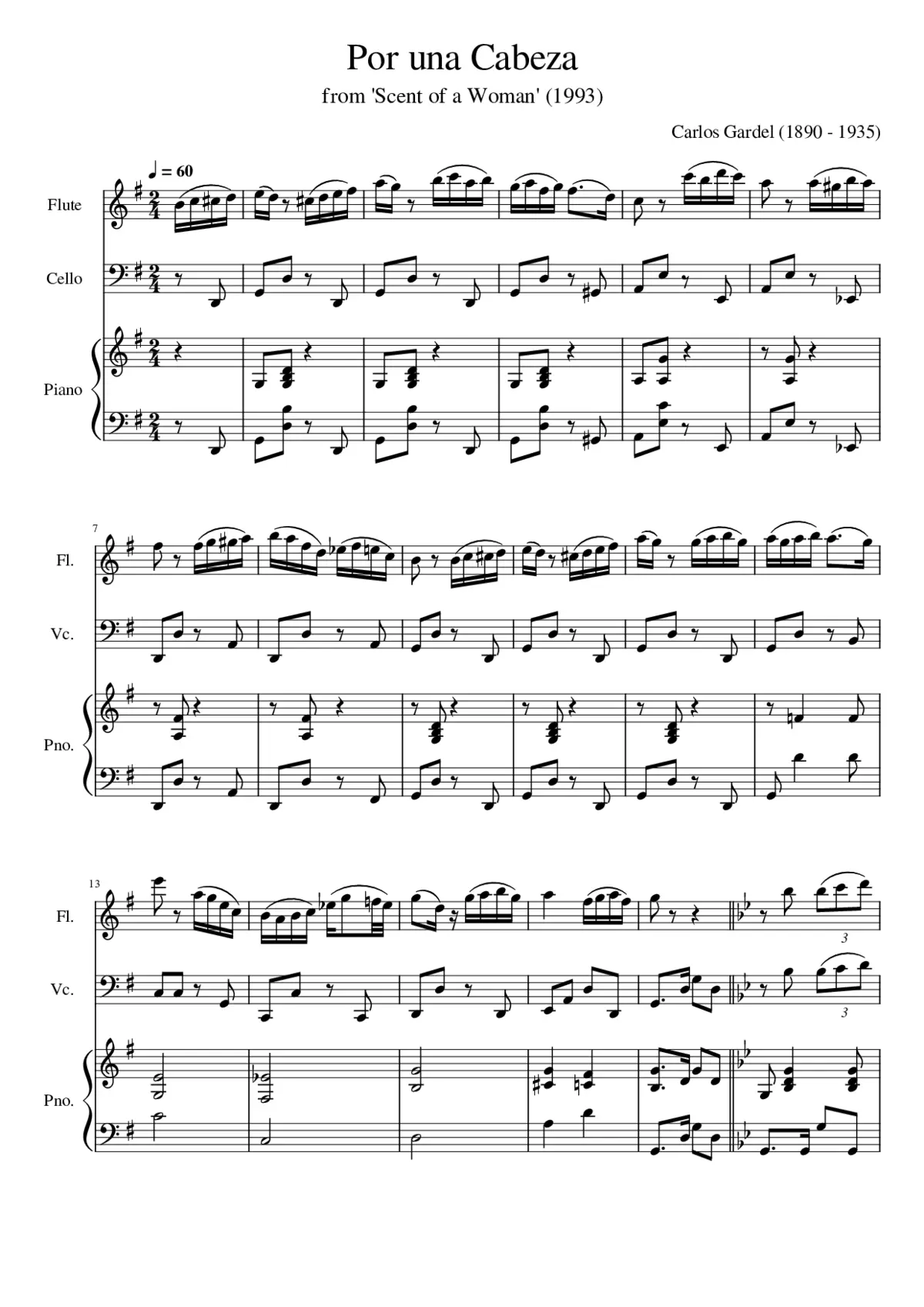 por una cabeza - Page 1