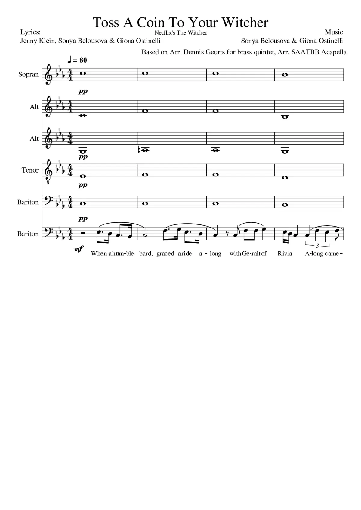 Toss a Coin to your Witcher - Page 1