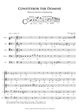 Confitebor tibi Domine