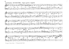 Fantasia duodecima sopra quattro soggietti