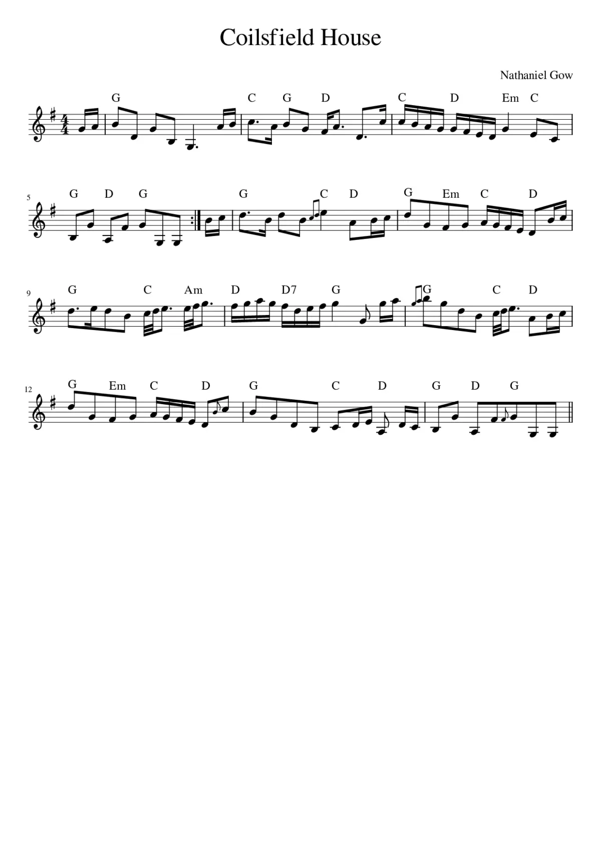 Coilsfield House - Page 1