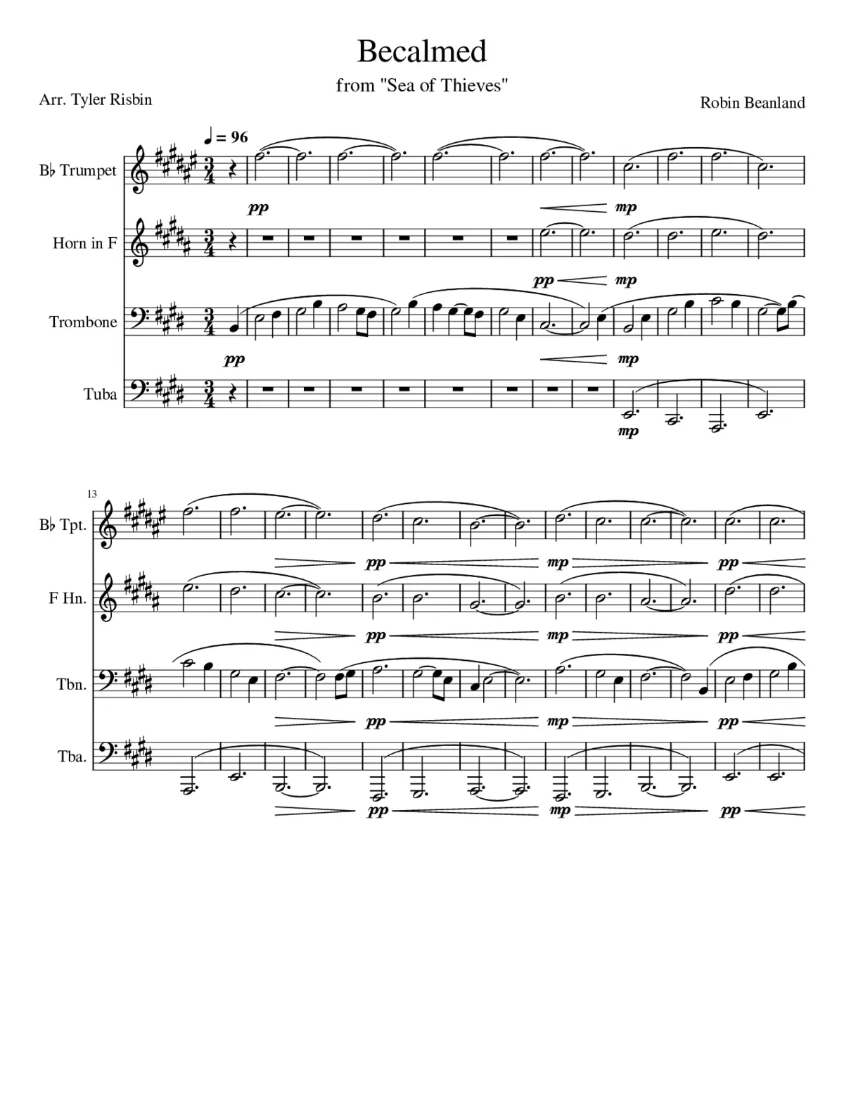 Becalmed - Page 1