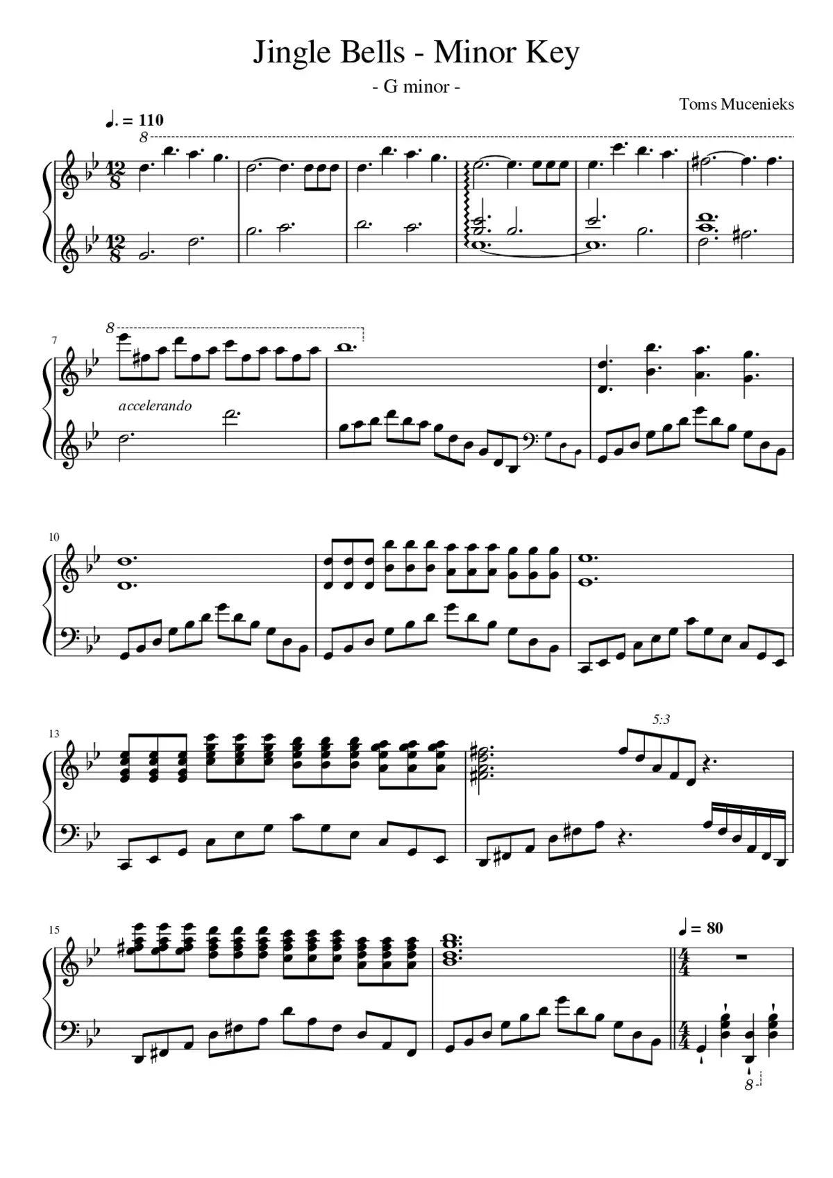 Jingle Bells: Sad Christmas - Page 1