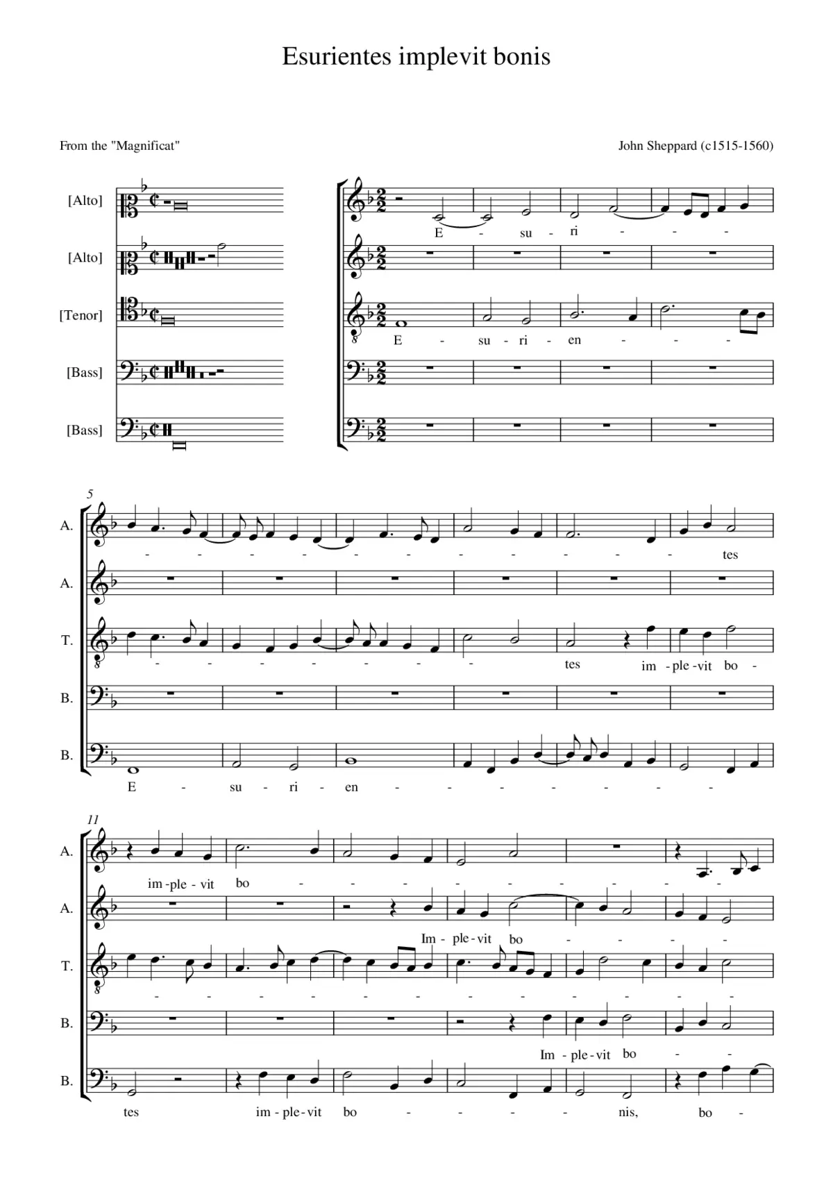 Esurientes implevit bonis - Page 1