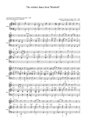 The witches' dance from "Macbeth"