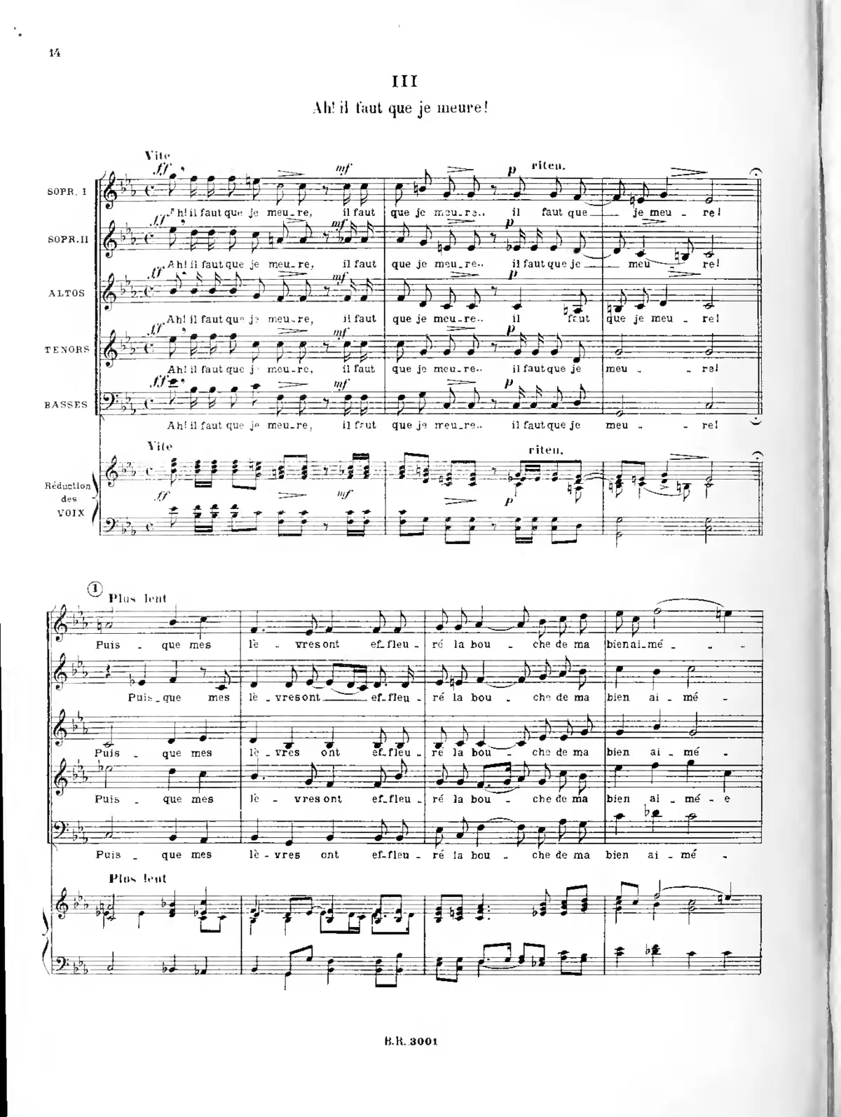 Sì ch’io vorrei morire hora ch’io bacio amore - Page 1
