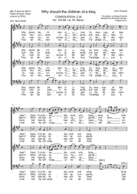 Why should the children of a king