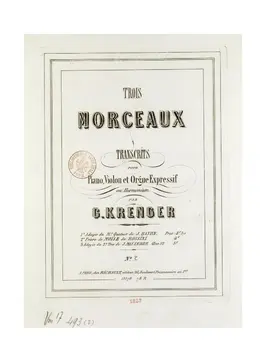 3 Morceaux transcrits