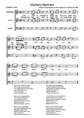 Sicilian Mariners (Lord I hear)