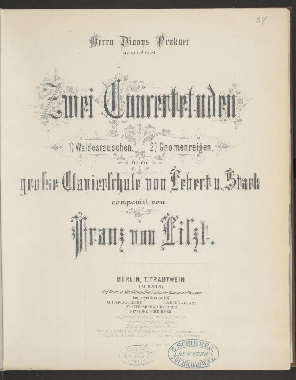 2 Konzertetüden - Page 1
