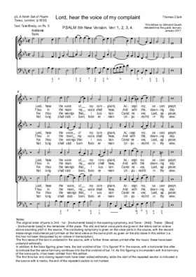 Lord, hear the voice of my complaint