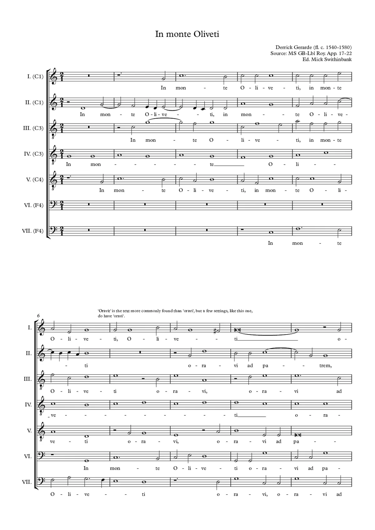 In monte Oliveti - Page 1