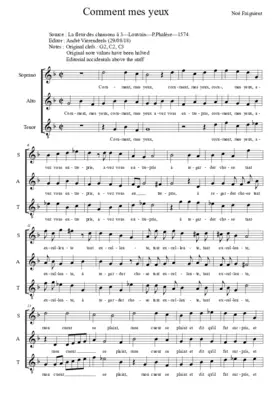 Comment mes yeux