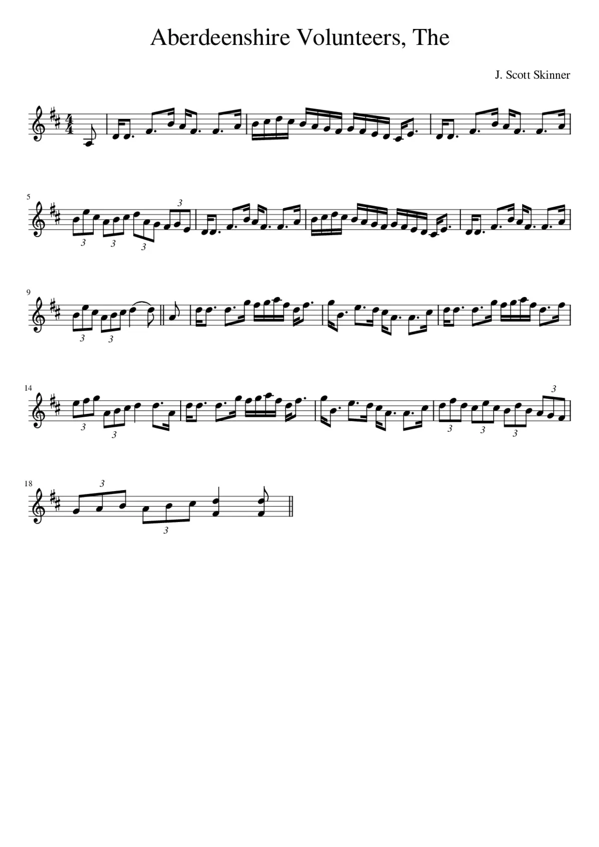 The Aberdeenshire Volunteers - Page 1