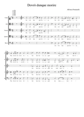 Dovrò dunque morire