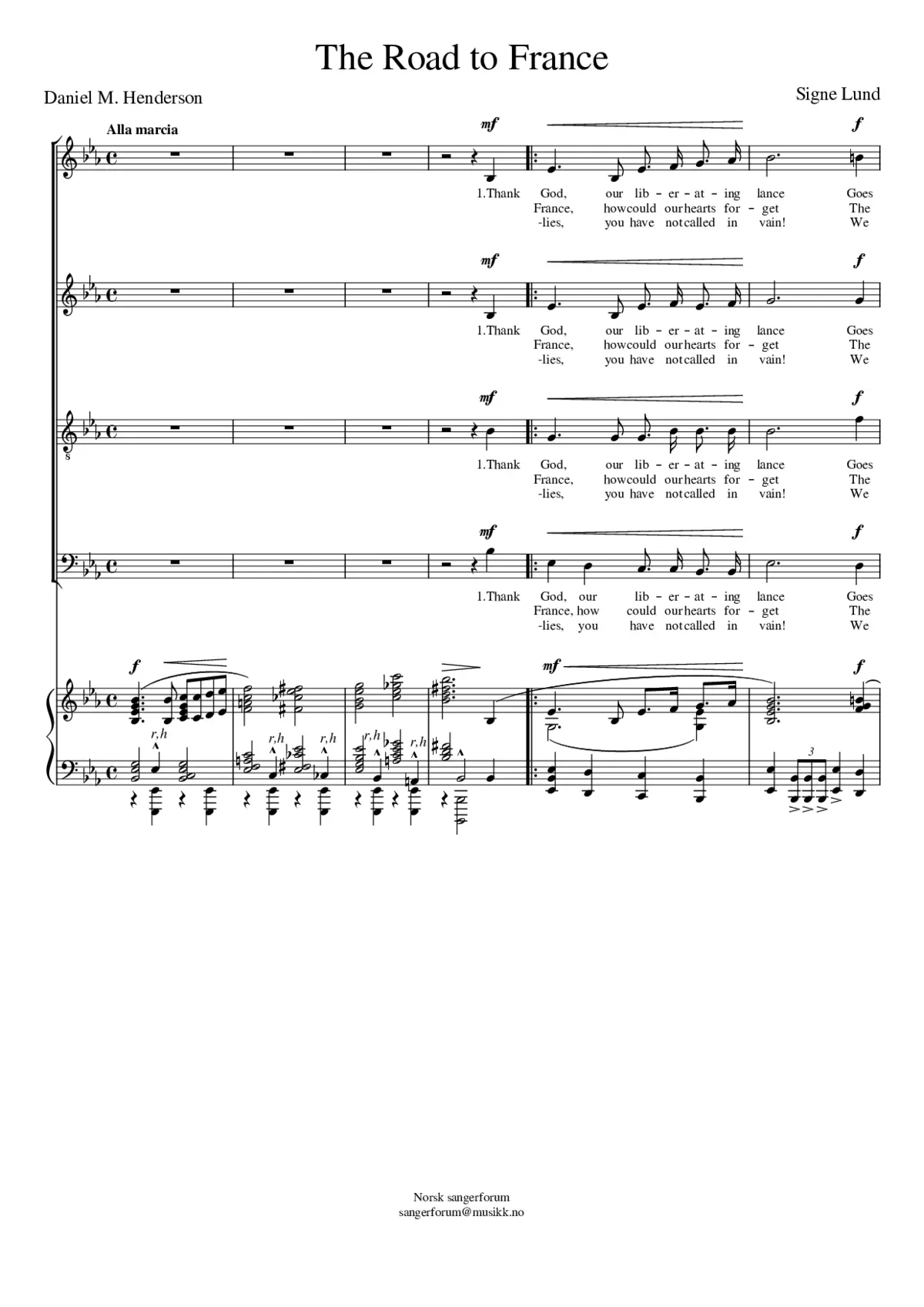 The Road to France - Page 1