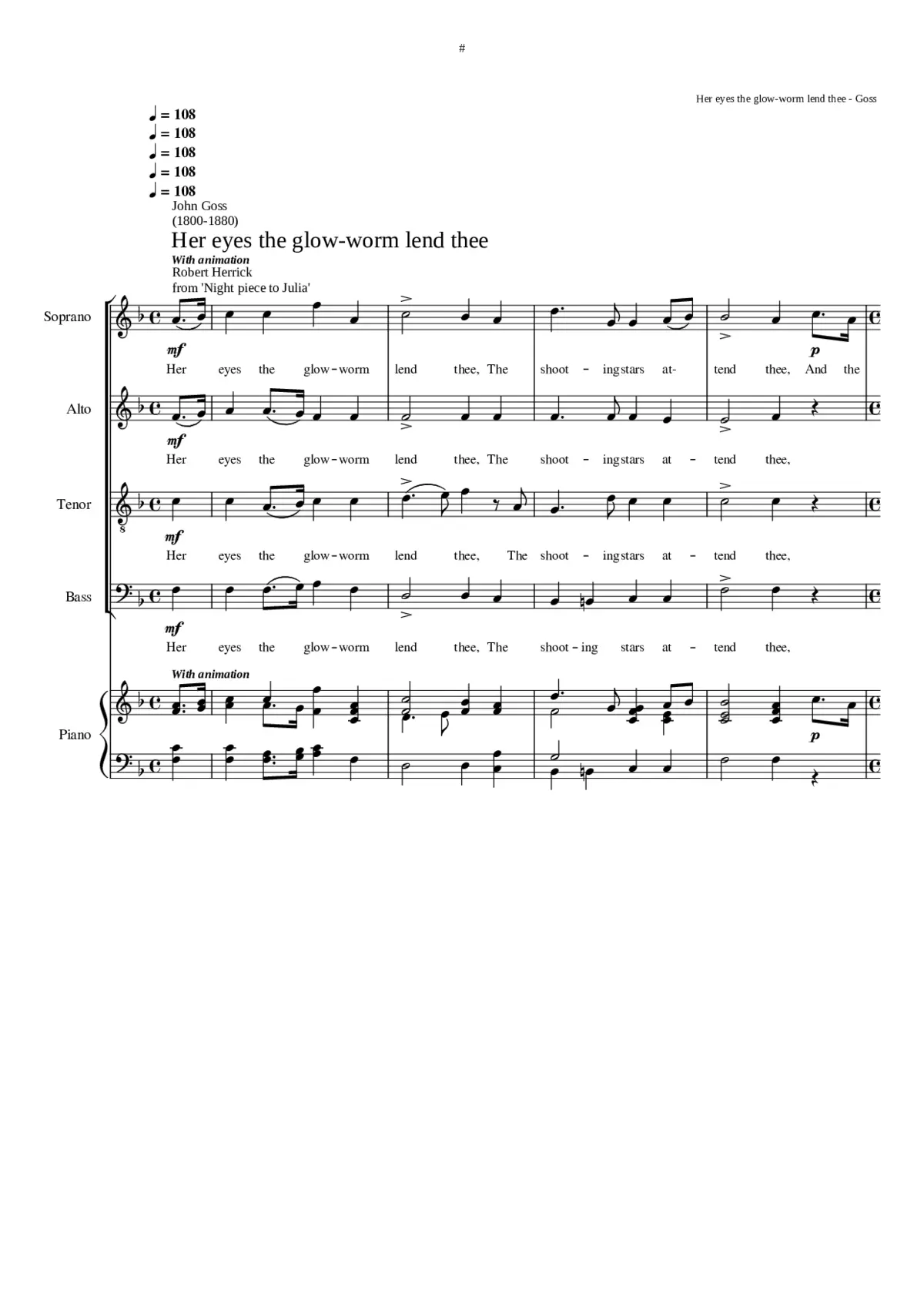 Her eyes the glow-worm lend thee - Page 1