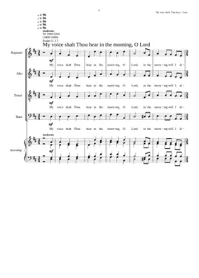 My voice shalt thou hear