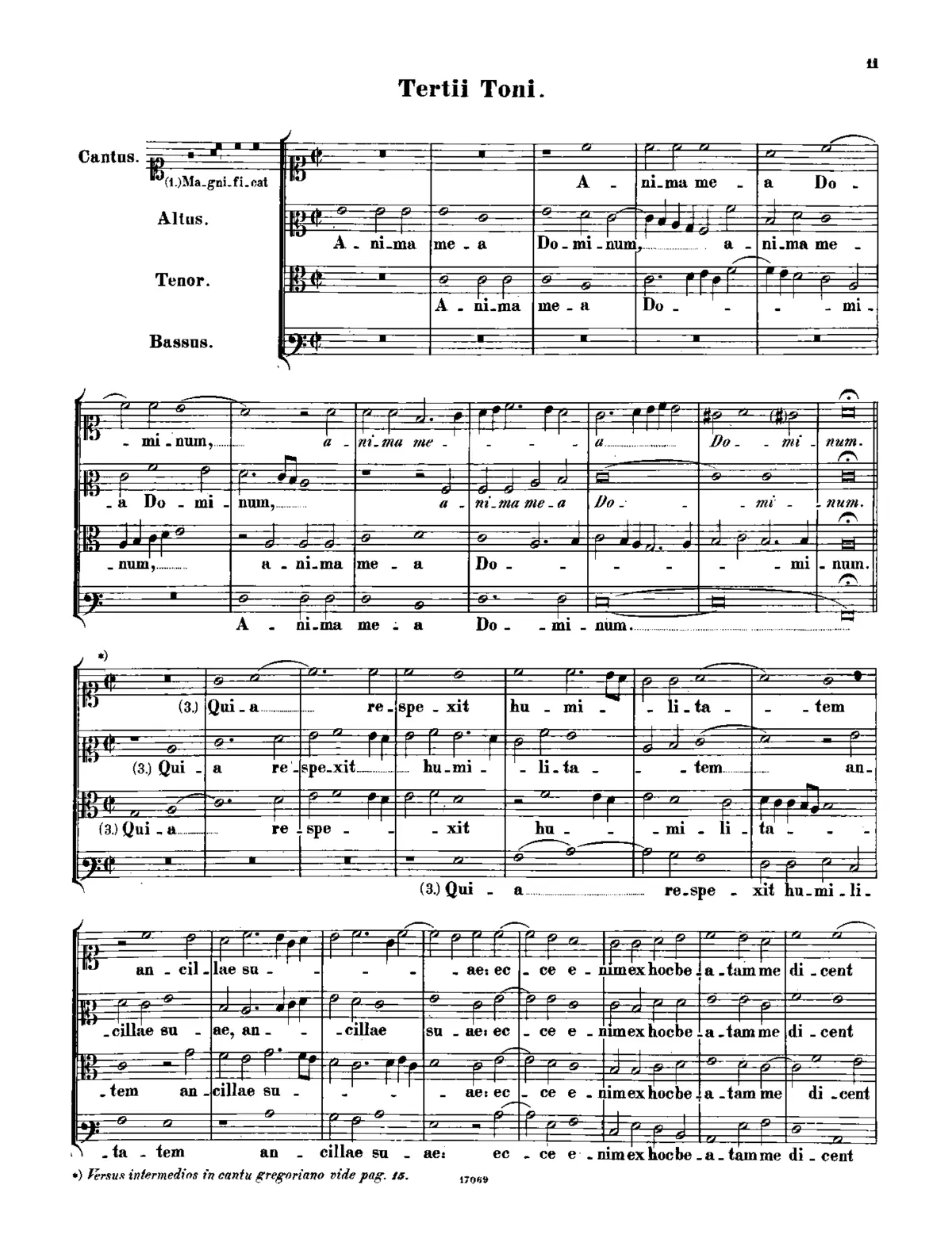 Magnificat tertii toni - Page 1