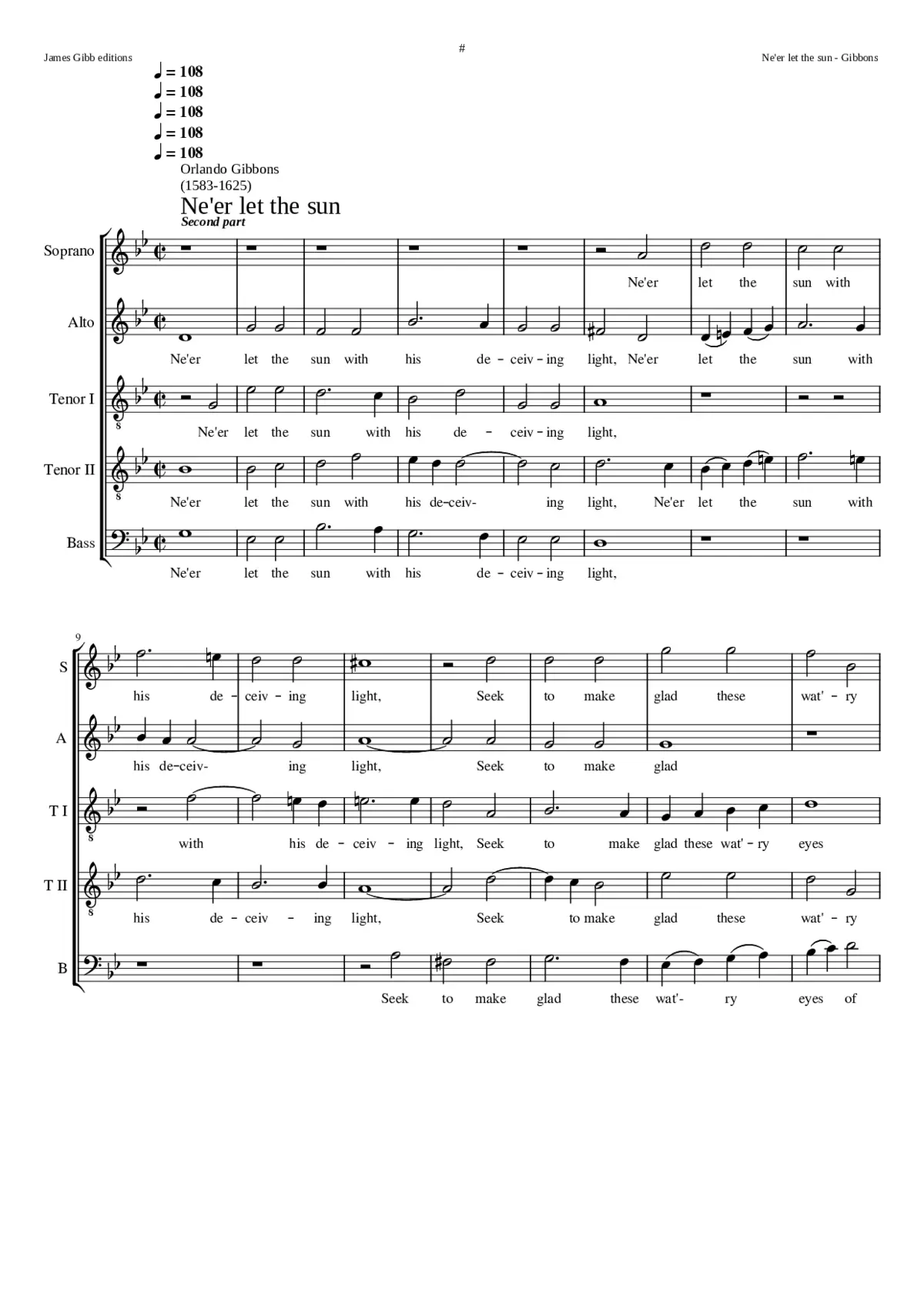 Ne'er let the sun - Page 1