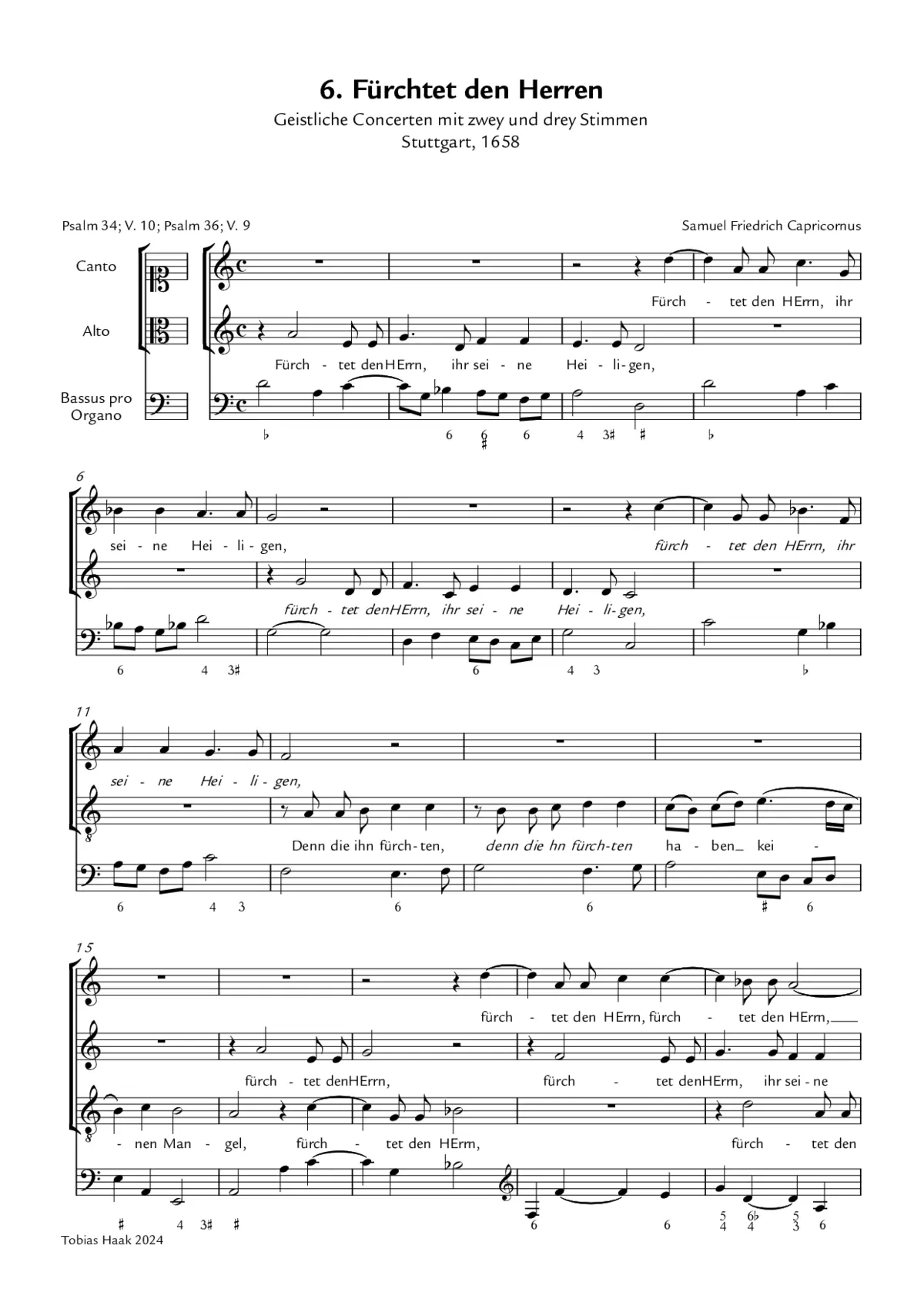 Fürchtet den Herrn - Page 1