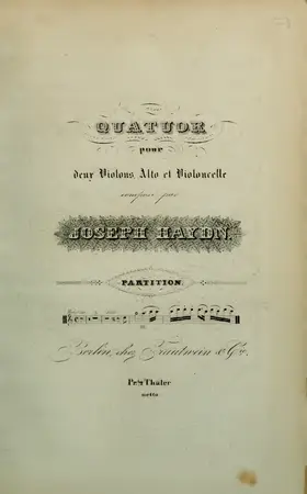 String Quartet in C major