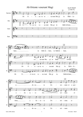 Ab Oriente venerunt Magi