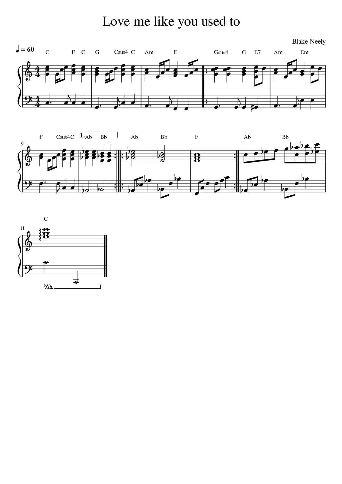 Love me like you used to - Page 1