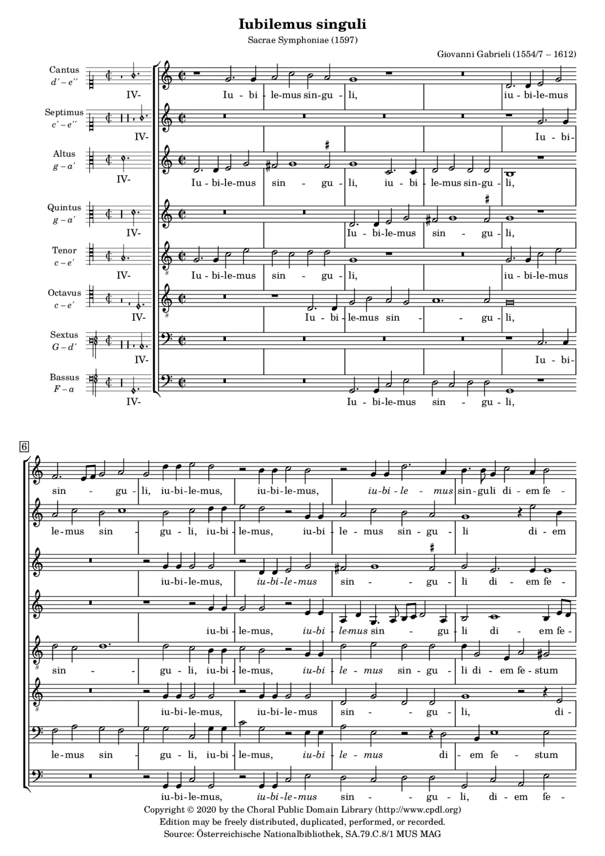 Iubilemus singuli - Page 1