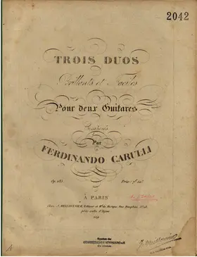 3 Duos brillants et faciles pour 2 Guitares