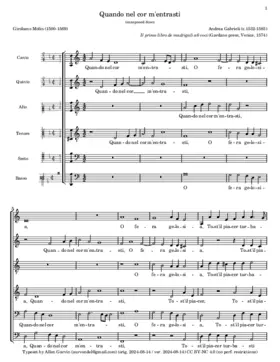 Quando nel cor m'entrasti