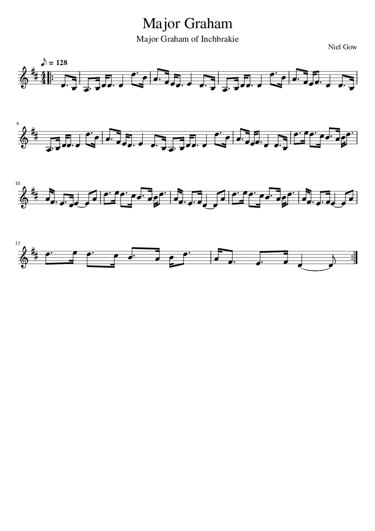 Major Graham - Page 1