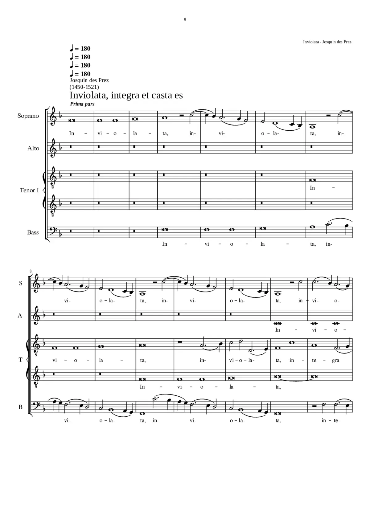 Inviolata integra et casta - Page 1