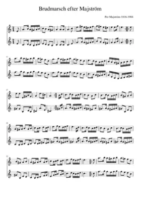 Brudmarsch efter Majström