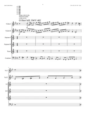 O Herr hilf SWV 402