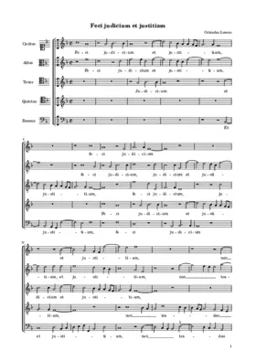 Feci judicium et justitiam