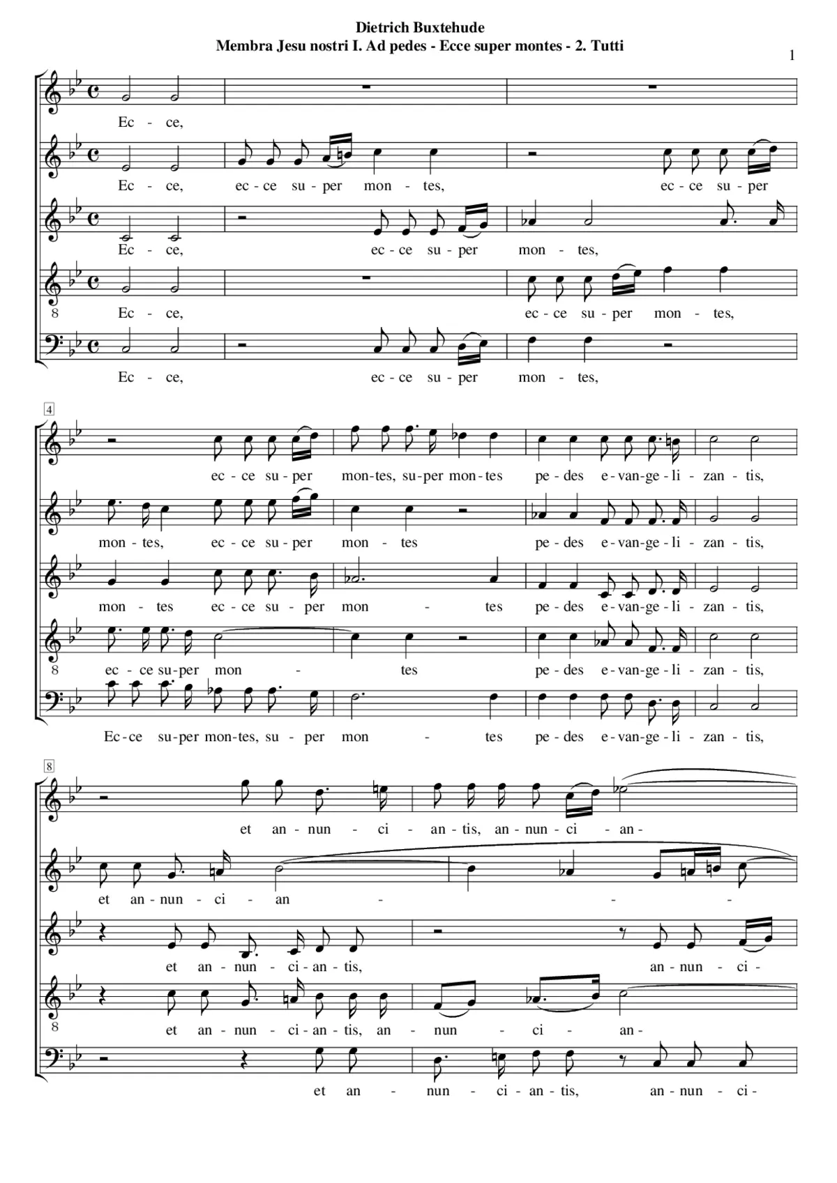 Membra Jesu nostri - Page 1