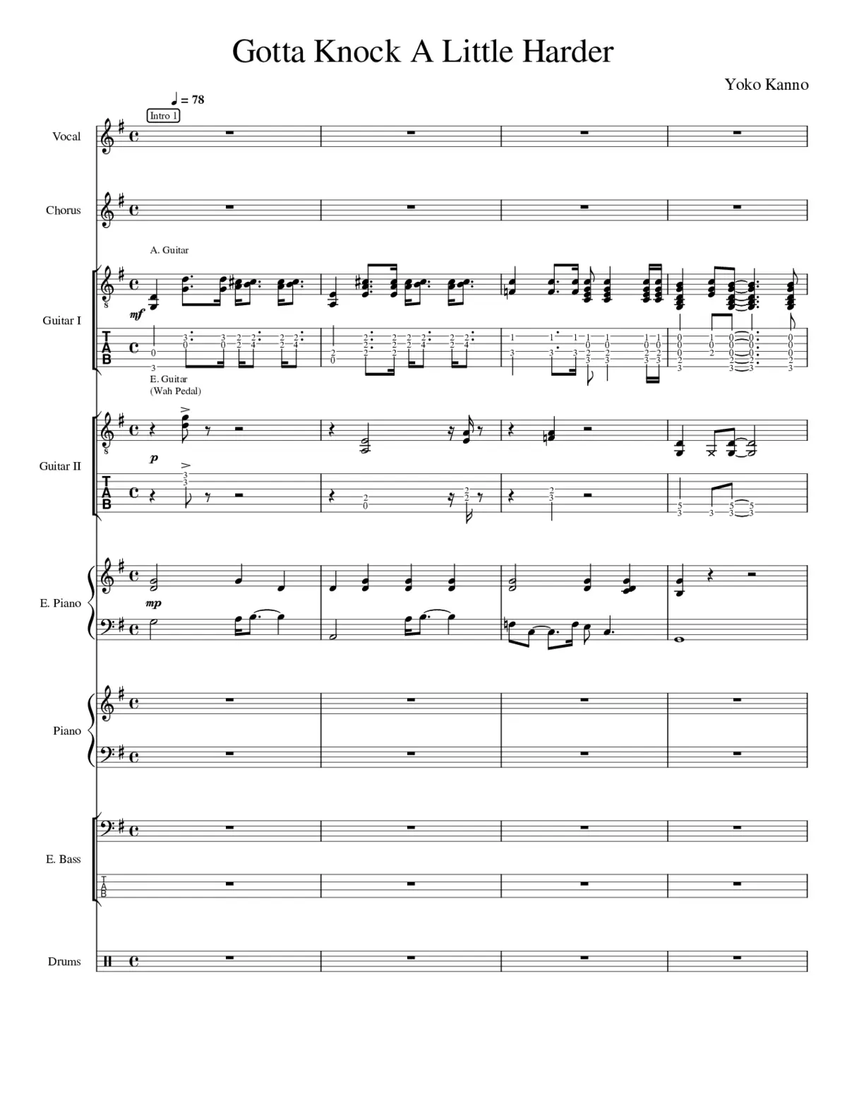 gotta knock a little harder - Page 1