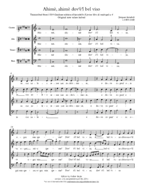 Ahimè dov'è'l bel viso