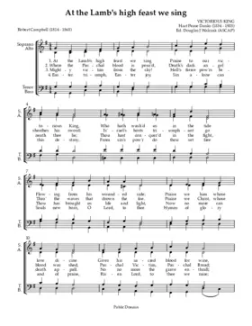 At the Lamb's high feast we sing