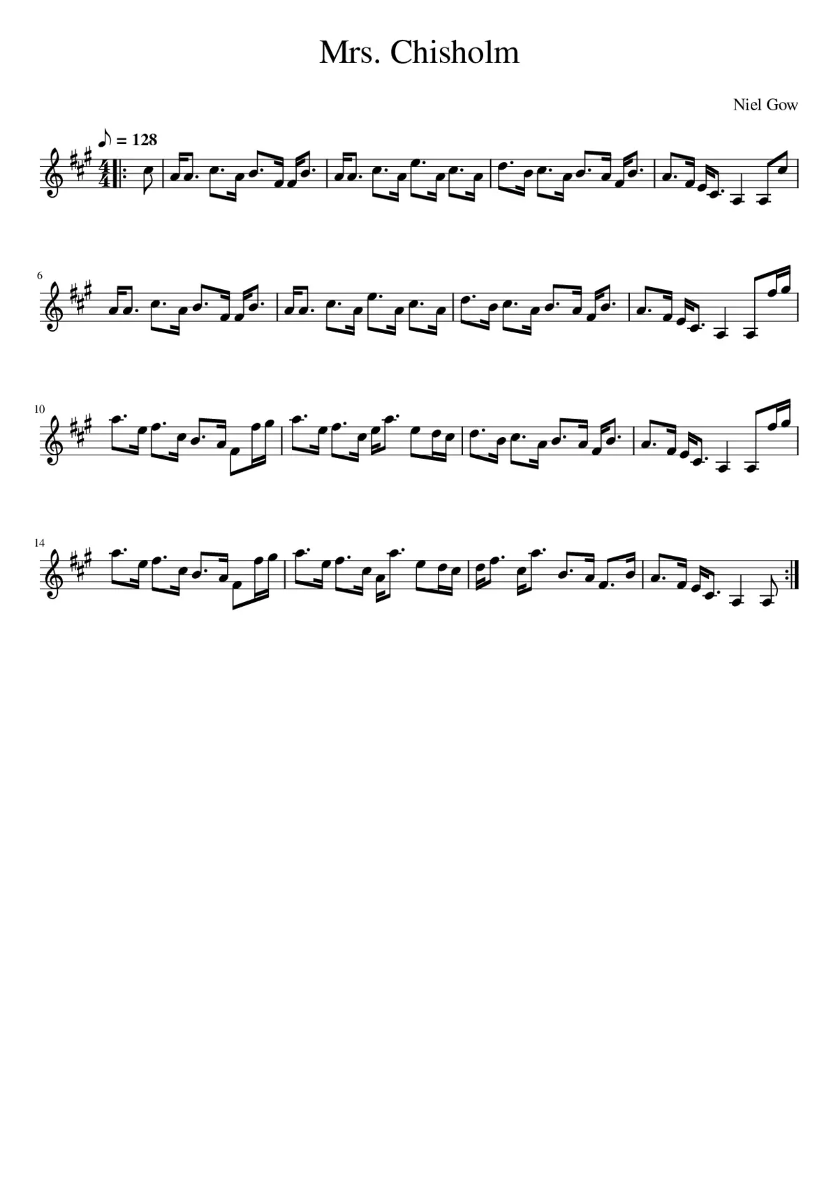 Mrs. Chisholm - Page 1