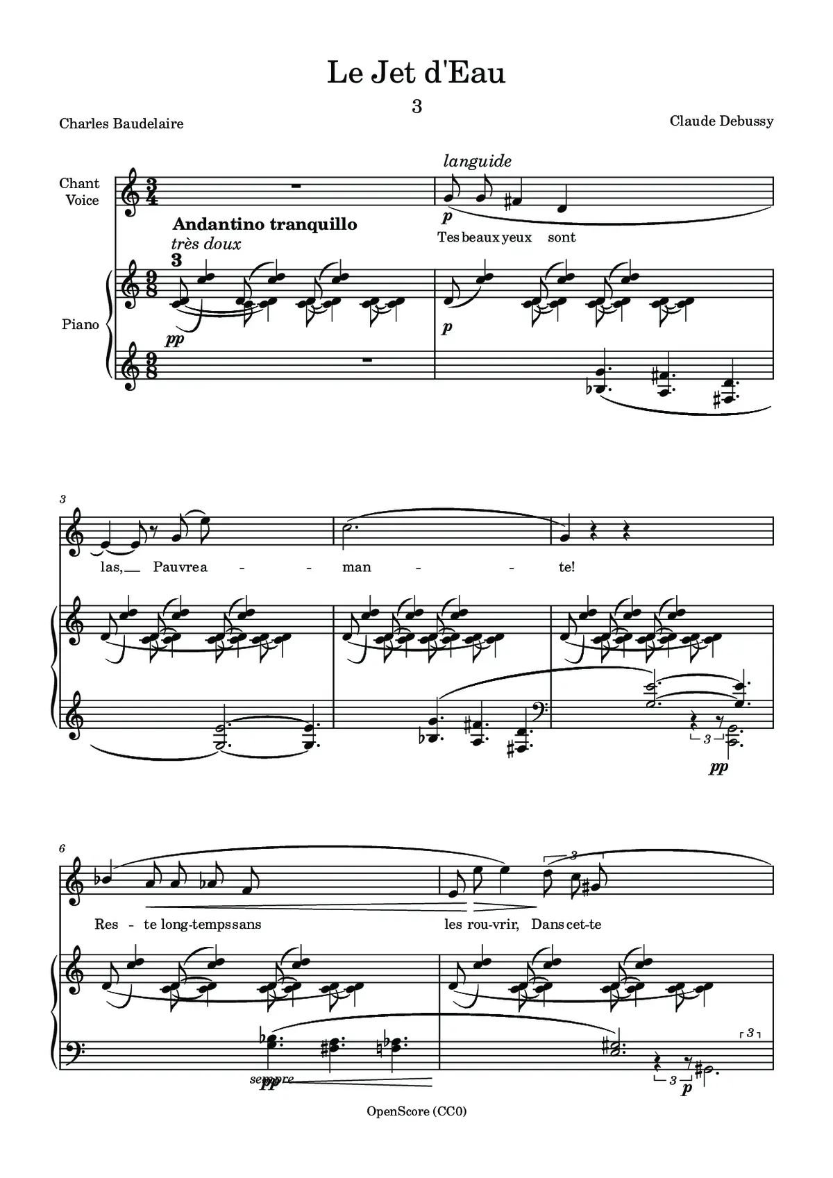 Le Jet d’Eau - Page 1