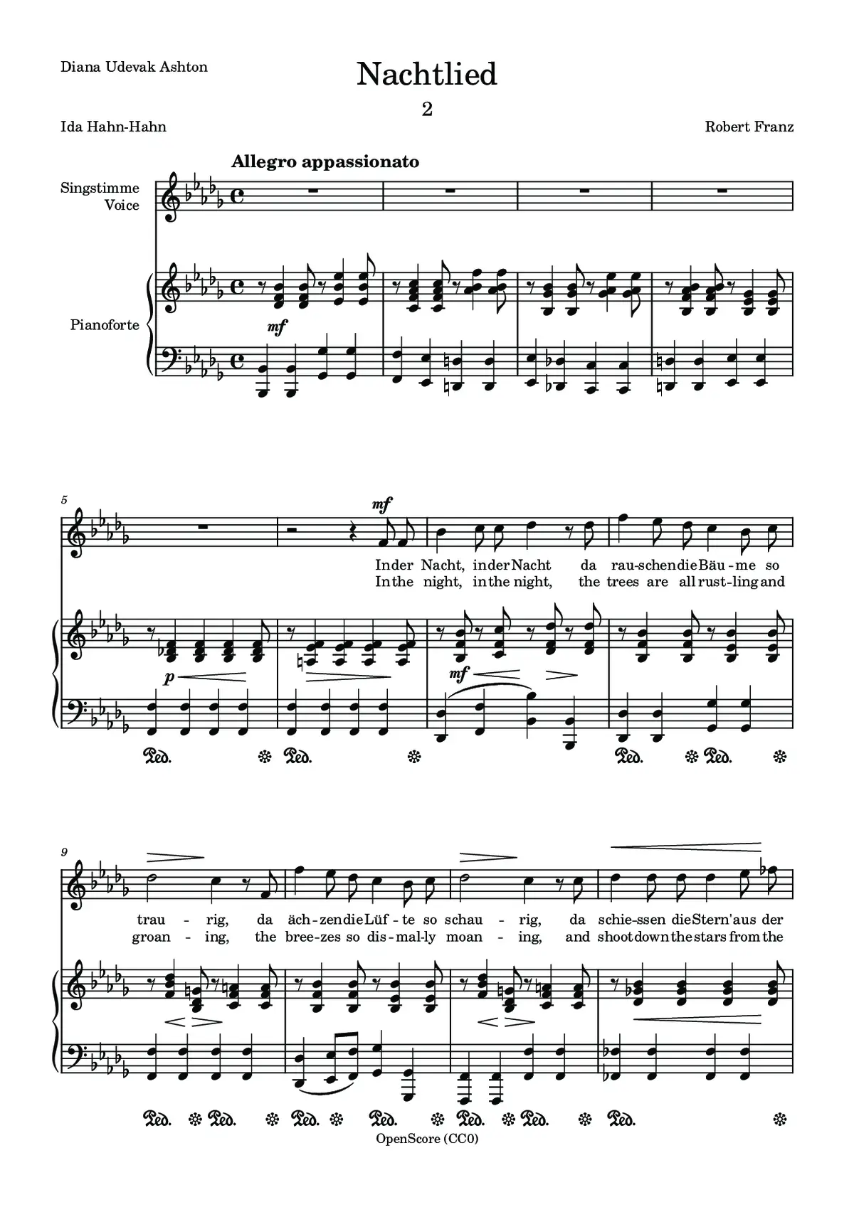 Nachtlied - Page 1