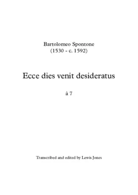 Ecce venit desideratus diu a 7